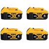 Power Tool Batteries DEWALT 20-Volt MAX XR Premium Lithium-Ion 4.0Ah Battery Pack (4-Pack) -Deals Power Tool Accessories Store dewalt power tool batteries dcb204 4 64 1000