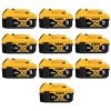 Power Tool Batteries DEWALT 20-Volt MAX XR Premium Lithium-Ion 5.0Ah Battery Pack (10-Pack)