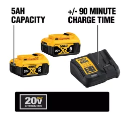 Power Tool Batteries DEWALT 20-Volt MAX XR Premium Lithium-Ion 5.0Ah Battery Pack (2-Pack), Compact 3.0Ah Battery Pack (2-Pack), Charger & Kit Bag 15 Power Tool Batteries DEWALT 20-Volt MAX XR Premium Lithium-Ion 5.0Ah Battery Pack (2-Pack), Compact 3.0Ah Battery Pack (2-Pack), Charger & Kit Bag -Deals Power Tool Accessories Store dewalt power tool batteries dcb2052ckw2302 40 1000
