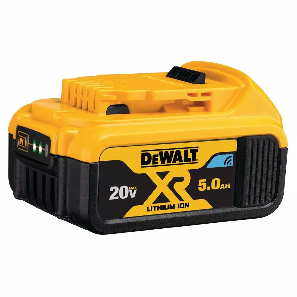 Power Tool Batteries DEWALT 20-Volt MAX XR Premium Lithium-Ion 5.0Ah Battery Pack With Bluetooth Connectivity (2-Pack) 7 Power Tool Batteries DEWALT 20-Volt MAX XR Premium Lithium-Ion 5.0Ah Battery Pack With Bluetooth Connectivity (2-Pack) - Image 5