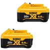 Power Tool Batteries DEWALT 20-Volt MAX XR Premium Lithium-Ion 6.0Ah Battery Pack (2-Pack) -Deals Power Tool Accessories Store dewalt power tool batteries dcb206 2 64 1000