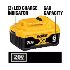 Power Tool Batteries DEWALT 20-Volt MAX XR Premium Lithium-Ion 6.0Ah Battery Pack (9-Pack) 7 Power Tool Batteries DEWALT 20-Volt MAX XR Premium Lithium-Ion 6.0Ah Battery Pack (9-Pack) -Deals Power Tool Accessories Store dewalt power tool batteries dcb206 9 e1 1000