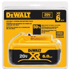 Power Tool Batteries DEWALT 20-Volt MAX XR Premium Lithium-Ion 6.0Ah Battery Pack 8 Power Tool Batteries DEWALT 20-Volt MAX XR Premium Lithium-Ion 6.0Ah Battery Pack -Deals Power Tool Accessories Store dewalt power tool batteries dcb206 a0 1000