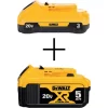 Power Tool Batteries DEWALT 20-Volt MAX Lithium-Ion 3.0 Ah Compact Battery With (1) 20-V Battery 5.0 Ah -Deals Power Tool Accessories Store dewalt power tool batteries dcb230wdcb205 64 1000