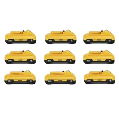 Power Tool Batteries DEWALT 20-Volt MAX Compact Lithium-Ion 4.0Ah Battery Pack (9-Pack)
