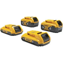Power Tool Batteries DEWALT 20-Volt MAX Compact Lithium-Ion 2.0 Ah Battery Pack (2-Pack) And 20-Volt MAX XR Lithium-Ion Battery Pack 4.0 Ah (2-Pack) -Deals Power Tool Accessories Store dewalt power tool batteries dcb324 4 1f 1000