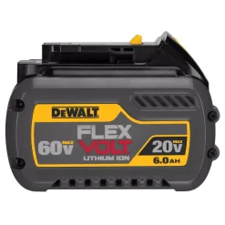 Power Tool Batteries DEWALT FLEXVOLT 20-Volt/60-Volt MAX Lithium-Ion 6.0Ah Battery Pack With 6 Amp Output Charger -Deals Power Tool Accessories Store dewalt power tool batteries dcb606c 77 1000