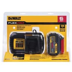 Power Tool Batteries DEWALT FLEXVOLT 20-Volt/60-Volt MAX Lithium-Ion 6.0Ah Battery Pack With 6 Amp Output Charger -Deals Power Tool Accessories Store dewalt power tool batteries dcb606c c3 1000