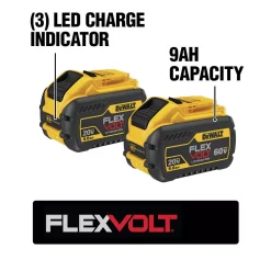 Power Tool Batteries DEWALT FLEXVOLT 20-Volt/60-Volt MAX Lithium-Ion 9.0Ah Battery Pack (2-Pack) -Deals Power Tool Accessories Store dewalt power tool batteries dcb609 2 e1 1000