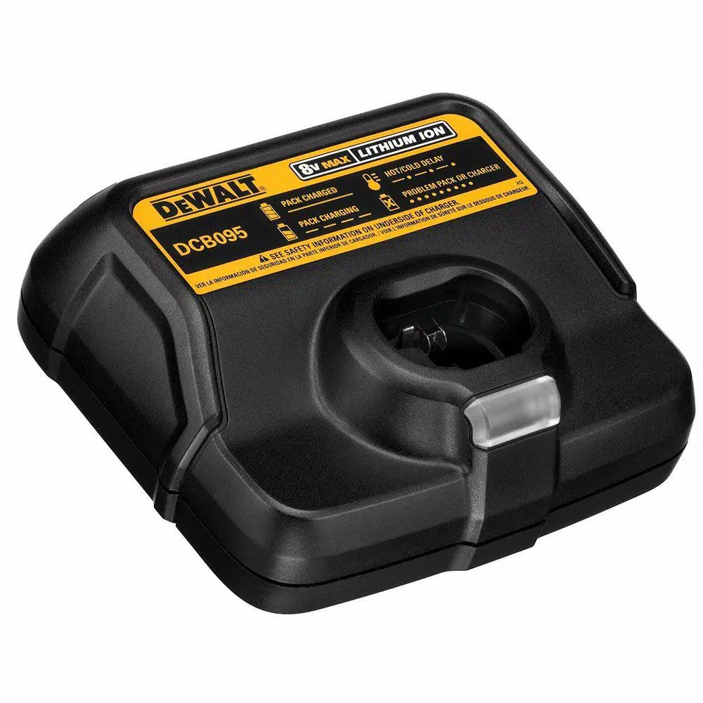 Power Tool Battery Chargers DEWALT 8-Volt Max Battery Charger 3 Power Tool Battery Chargers DEWALT 8-Volt Max Battery Charger