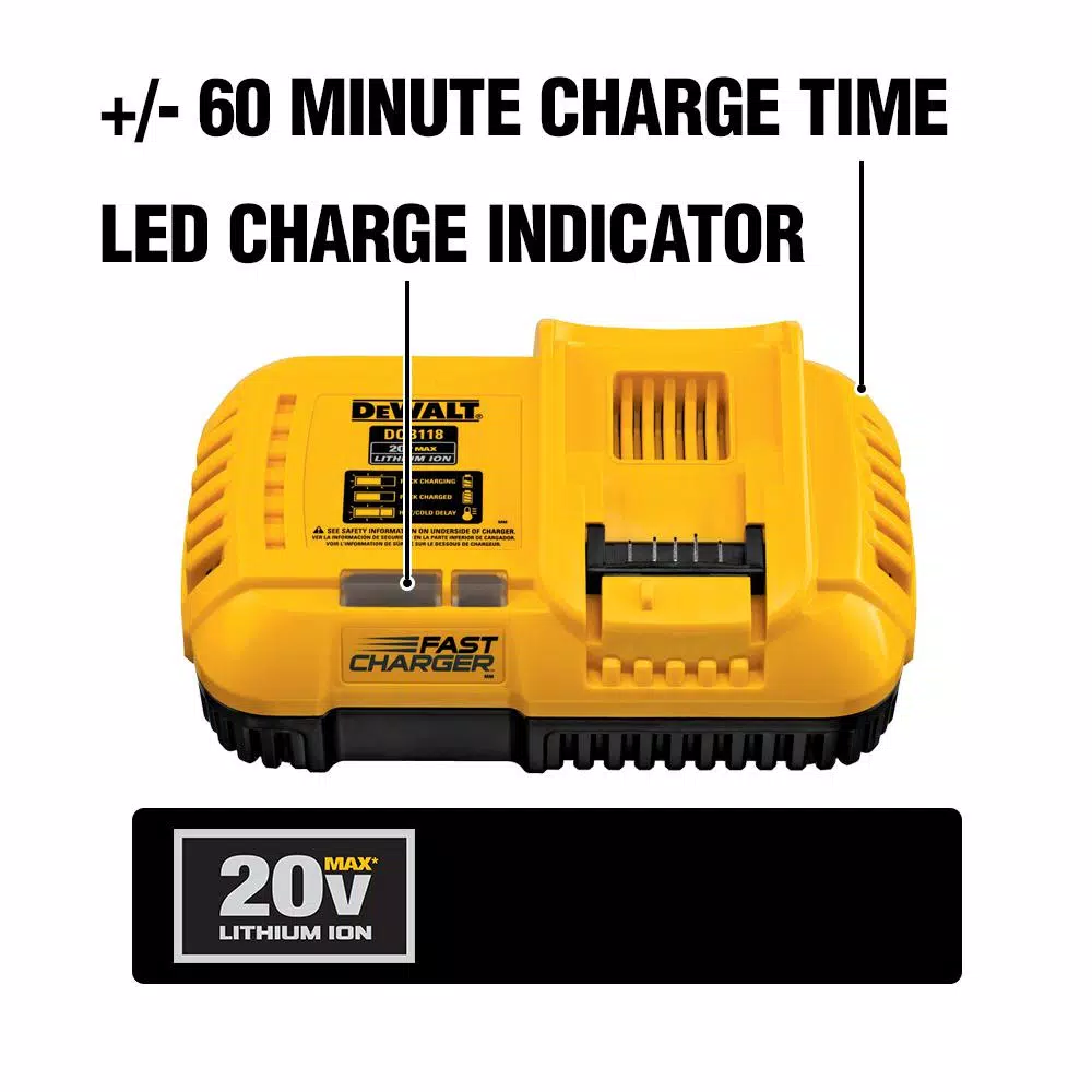 Power Tool Battery Chargers DEWALT 20-Volt MAX Lithium-Ion Fan Cooled Fast Battery Charger 4 Power Tool Battery Chargers DEWALT 20-Volt MAX Lithium-Ion Fan Cooled Fast Battery Charger - Image 2