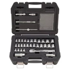 Hand Tool Sets DEWALT 3/8 In Drive Combination Socket Set With Ratchet (34-Piece)