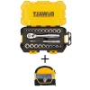 Hand Tool Sets DEWALT 1/2 In. Drive Combination Socket Set With Case (23-Piece) With Bonus 9 Ft. X 1/2 In. Pocket Tape Measure