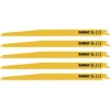 Saw Blades DEWALT 12 In. 6 Teeth Per In. Taper Back Bi-Metal Reciprocating Saw Blade (5-Pack) -Deals Power Tool Accessories Store dewalt reciprocating saw blades dw4804 64 1000