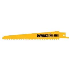 Saw Blades DEWALT 6 In. 5/8 TPI Taper Back Bi-Metal Reciprocating Saw Blade (2-Pack)