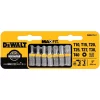 Drill Bits DEWALT 1 In. Torx Security Drill Bit Tip Set (7-Piece) -Deals Power Tool Accessories Store dewalt screwdriver bits dwa1ts 7 64 1000