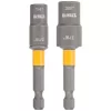 Drill Bits DEWALT MAX IMPACT Double Ended Carbon Steel Nut Driver (2-Pack) -Deals Power Tool Accessories Store dewalt screwdriver bits dwadndmi2 64 1000