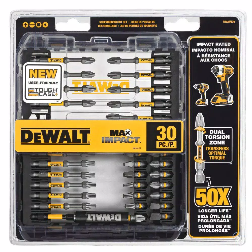 Drill Bits DEWALT MAX IMPACT Screwdriving Set (30-Piece) With MAX IMPACT Extractor Set (5-Piece) 5 Drill Bits DEWALT MAX IMPACT Screwdriving Set (30-Piece) With MAX IMPACT Extractor Set (5-Piece) - Image 3