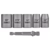 Drill Bits DEWALT MAX Impact 3/8 In. Carbon Steel Drive Socket Set (6-Piece) With 1/4 In. Adapter -Deals Power Tool Accessories Store dewalt screwdriver bits dwasfsmi6 64 1000