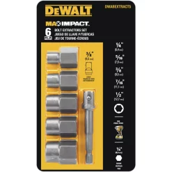 Specialty Hand Tools DEWALT MAX IMPACT Extractor Set (5-Piece) 12 Specialty Hand Tools DEWALT MAX IMPACT Extractor Set (5-Piece) -Deals Power Tool Accessories Store dewalt specialty hand tools dwabextract5 a0 1000