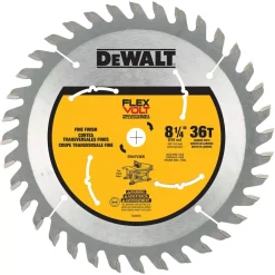 Saw Blades DEWALT FLEXVOLT 8-1/4 In. 36-Teeth Carbide-Tipped Table Saw Blade