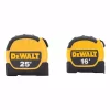 Measuring Tools DEWALT 25 Ft. And 16 Ft. Tape Measure Combo -Deals Power Tool Accessories Store dewalt tape measures dwht75833d 64 1000