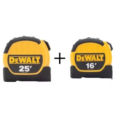 Measuring Tools DEWALT 25 Ft. And 16 Ft. Tape Measure Combo -Deals Power Tool Accessories Store dewalt tape measures dwht75833d 66 1000