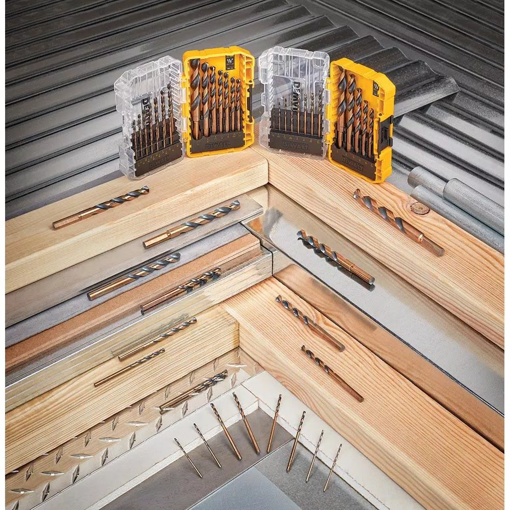 Drill Bits DEWALT Black And Gold Drill Bit Set (14-Piece) 12 Drill Bits DEWALT Black And Gold Drill Bit Set (14-Piece) - Image 10