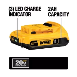 Wet & Dry Vacuums DEWALT 20-Volt MAX Lithium-Ion 1/2 Gal. Wet/Dry Portable Vacuum (Tool-Only) With 2Ah Battery 12 Wet & Dry Vacuums DEWALT 20-Volt MAX Lithium-Ion 1/2 Gal. Wet/Dry Portable Vacuum (Tool-Only) With 2Ah Battery -Deals Power Tool Accessories Store dewalt wet dry vacuums dcv517bwb 40 1000