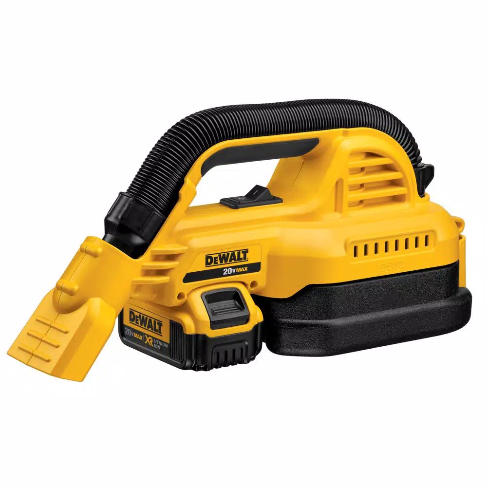 Wet & Dry Vacuums DEWALT 20-Volt MAX Lithium-Ion 1/2 Gal. Wet/Dry Portable Vacuum (Tool-Only) With 2Ah Battery 9 Wet & Dry Vacuums DEWALT 20-Volt MAX Lithium-Ion 1/2 Gal. Wet/Dry Portable Vacuum (Tool-Only) With 2Ah Battery - Image 7