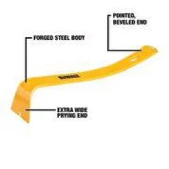 Wrecking & Pry Bars DEWALT 15 In. Spring Steel Flat Bar 15 Wrecking & Pry Bars DEWALT 15 In. Spring Steel Flat Bar -Deals Power Tool Accessories Store dewalt wrecking pry bars dwht55160 c3 1000