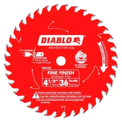 Saw Blades DIABLO 4-1/2 In. 36-Tooth Fine Finish Saw Blade