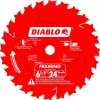 Saw Blades DIABLO 6-1/2 In. X 24-Teeth Framing Saw Blade -Deals Power Tool Accessories Store diablo circular saw blades d0624r 64 1000