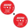Saw Blades DIABLO 7-1/4 In. X 40-Tooth Finish Saw Blade (2-Pack) 1 Saw Blades DIABLO 7-1/4 In. X 40-Tooth Finish Saw Blade (2-Pack) -Deals Power Tool Accessories Store diablo circular saw blades d0740p 64 1000