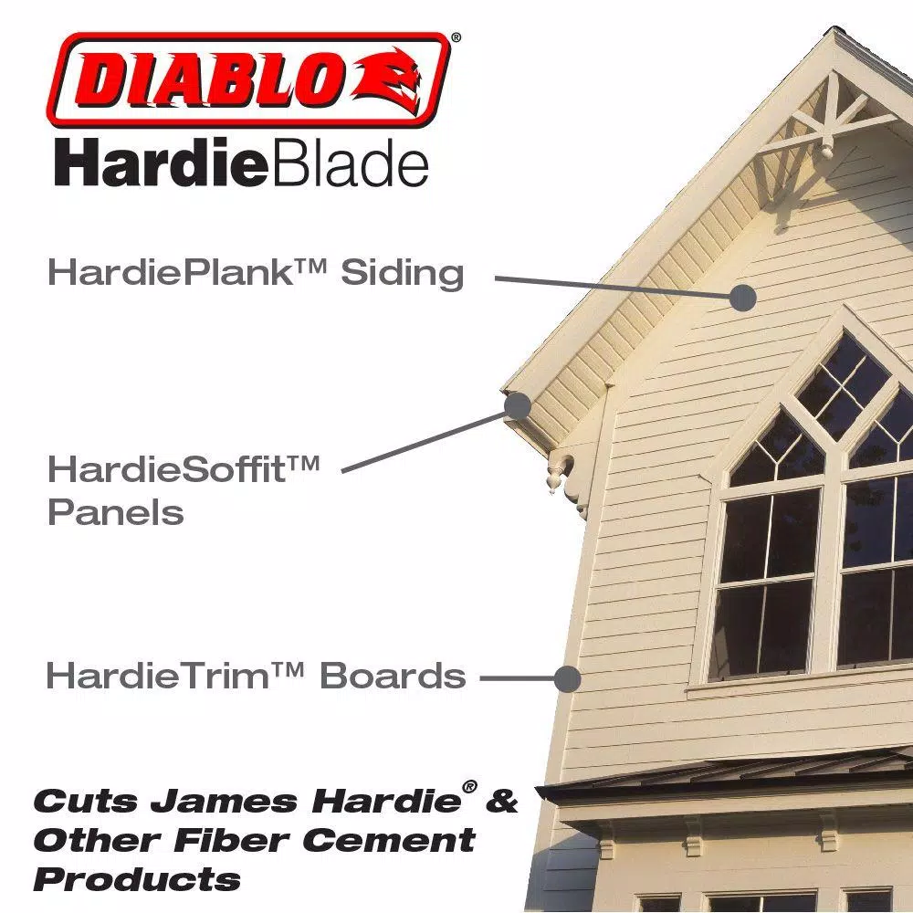 Saw Blades DIABLO 10 In. X 6-Teeth Polycrystalline Diamond (PCD) Tipped James Hardie/Fiber Cement Saw Blade 14 Saw Blades DIABLO 10 In. X 6-Teeth Polycrystalline Diamond (PCD) Tipped James Hardie/Fiber Cement Saw Blade - Image 12