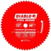 Saw Blades DIABLO 12 In. X 60-Tooth Steel Demon Cermet II Carbide Blade For Ferrous Metals & Stainless Steel -Deals Power Tool Accessories Store diablo circular saw blades d1260cf 64 1000