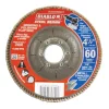 Abrasives DIABLO 4-1/2 In. 60-Grit Steel Demon Grinding And Polishing Flap Disc With Type 29 Conical Design (5-Pack) -Deals Power Tool Accessories Store diablo flap discs dcx045060n05f 64 1000