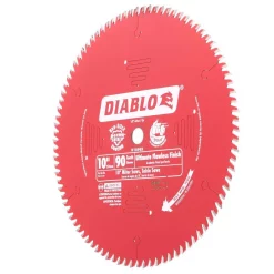Saw Blades DIABLO 10 In. X 90-Teeth Ultimate Polished Finish Saw Blade -Deals Power Tool Accessories Store diablo table saw blades miter saw blades d1090x 40 1000