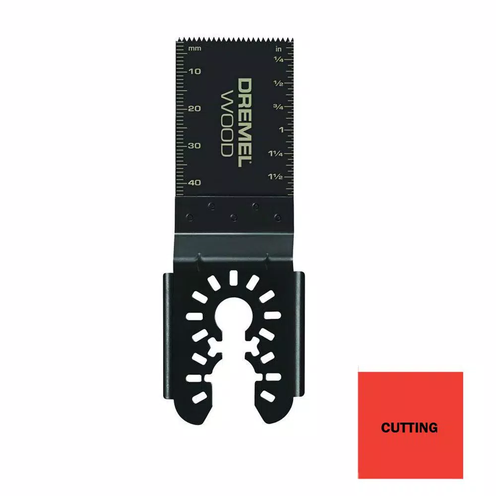Oscillating Tool Attachments Dremel Multi-Max 1-5/8 In. Oscillating Tool Wood Flush Cut Blade 4 Oscillating Tool Attachments Dremel Multi-Max 1-5/8 In. Oscillating Tool Wood Flush Cut Blade - Image 2