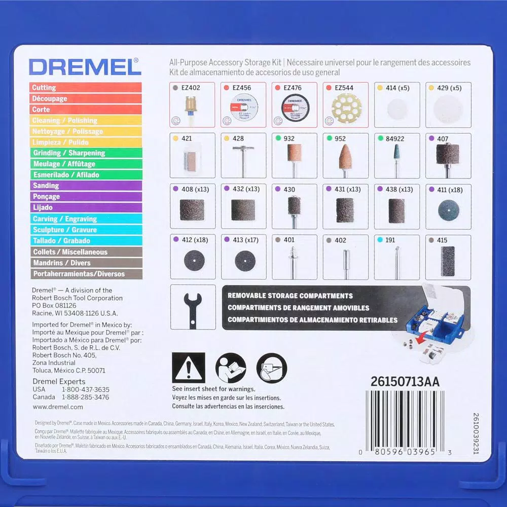 Rotary Tool Accessories Dremel Rotary Tool Accessory Kit (130-Piece) 4 Rotary Tool Accessories Dremel Rotary Tool Accessory Kit (130-Piece) - Image 2