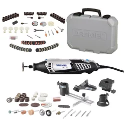 Rotary Tool Accessories Dremel 4000 Series 1.6 Amp Variable Speed Corded Rotary Tool Kit + Rotary Tool Accessory Kit (130-Piece)
