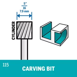 Rotary Tool Accessories Dremel 5/16 In. Rotary Tool Oval-Shaped High Speed Accessory For Wood, Plastic And Soft Metals (2-Pack) -Deals Power Tool Accessories Store dremel rotary tool bits 115 40 1000