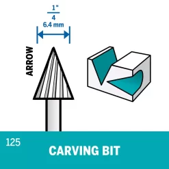 Rotary Tool Accessories Dremel 1/4 In. Rotary Tool Pointed Triangle-Shaped High Speed Accessory For Wood, Plastic And Soft Metals (2-Pack) -Deals Power Tool Accessories Store dremel rotary tool bits 125 40 1000