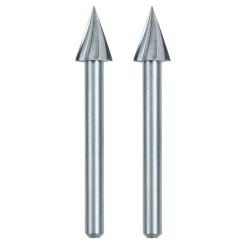 Rotary Tool Accessories Dremel 1/4 In. Rotary Tool Pointed Triangle-Shaped High Speed Accessory For Wood, Plastic And Soft Metals (2-Pack) -Deals Power Tool Accessories Store dremel rotary tool bits 125 c3 1000