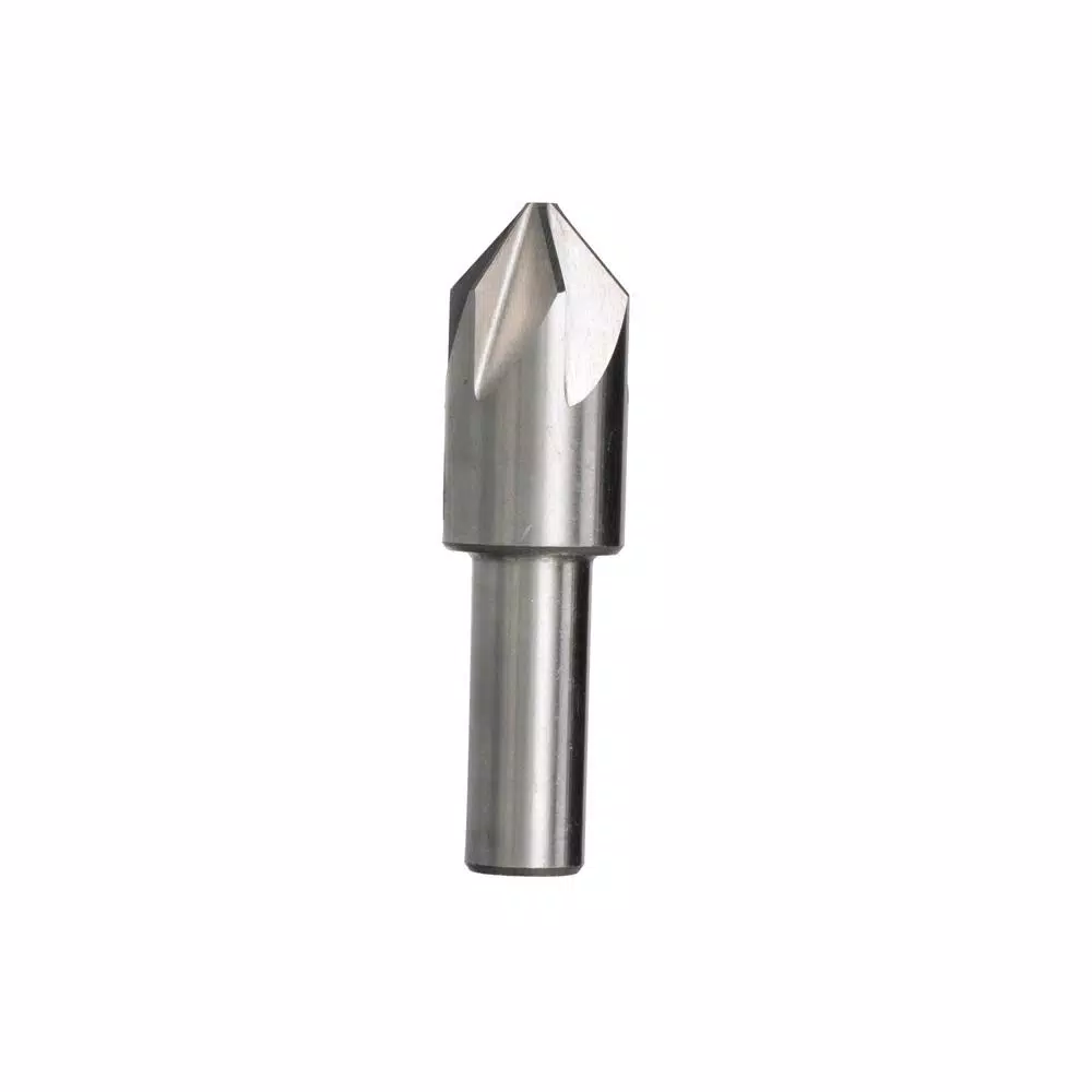 Drill Bits Drill America 1/4 In. 120-Degree High Speed Steel Countersink Bit With 6 Flutes 4 Drill Bits Drill America 1/4 In. 120-Degree High Speed Steel Countersink Bit With 6 Flutes - Image 2