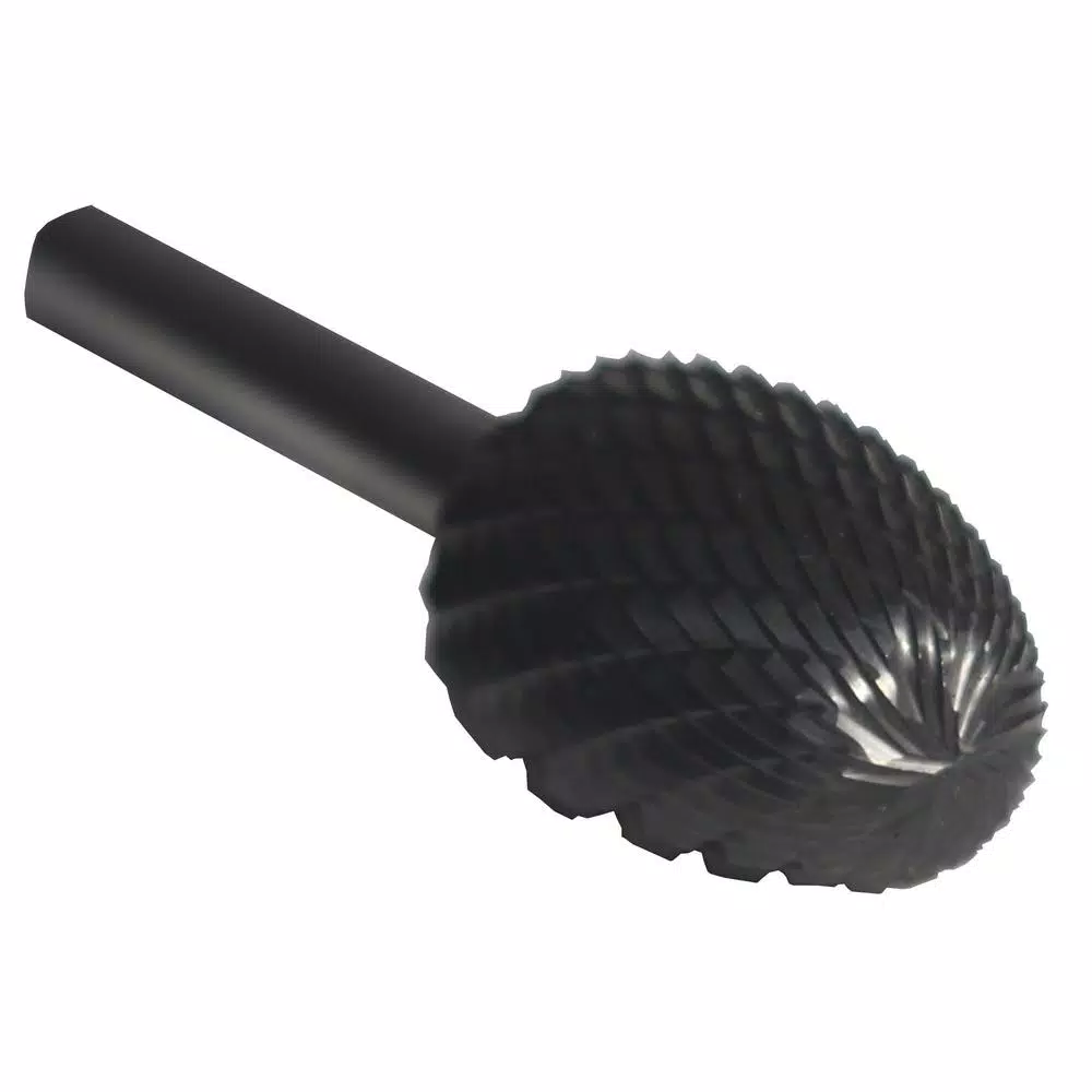 Rotary Tool Accessories Drill America 1/4 In. X 3/8 In. Oval Solid Carbide Burr Rotary File Bit With 1/4 In. Shank 4 Rotary Tool Accessories Drill America 1/4 In. X 3/8 In. Oval Solid Carbide Burr Rotary File Bit With 1/4 In. Shank - Image 2