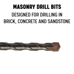 Drill Bits Drill America 1/4 In. – 1/2 In. 5-Piece Carbide Tipped SDS-Plus Masonry Hammer Drill Bit Set -Deals Power Tool Accessories Store drill america specialty drill bits sdsset 4f 1000