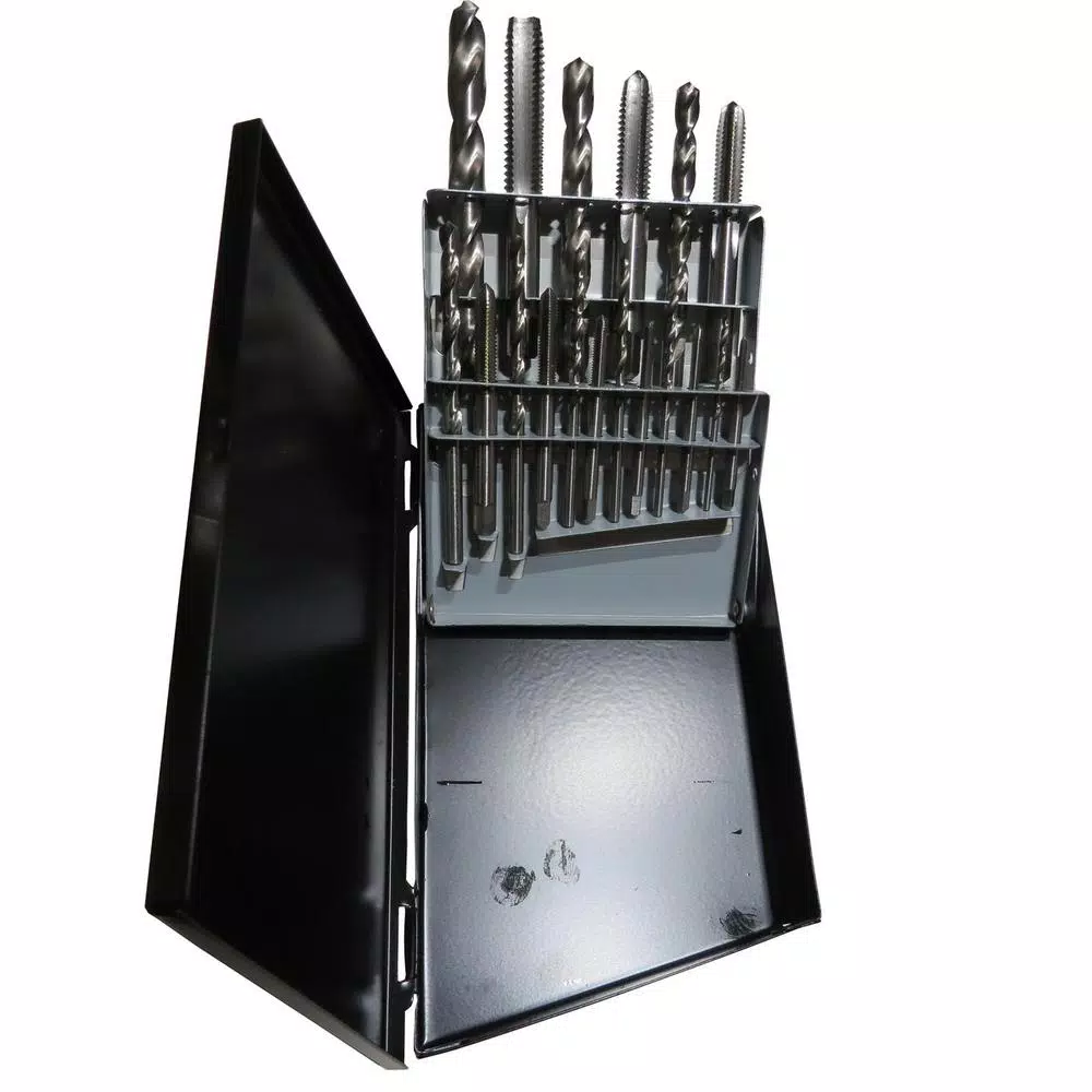 Taps & Dies Drill America High Speed Steel Metric Tap And Drill Bit Set In Metal Case (18-Piece) 3 Taps & Dies Drill America High Speed Steel Metric Tap And Drill Bit Set In Metal Case (18-Piece)