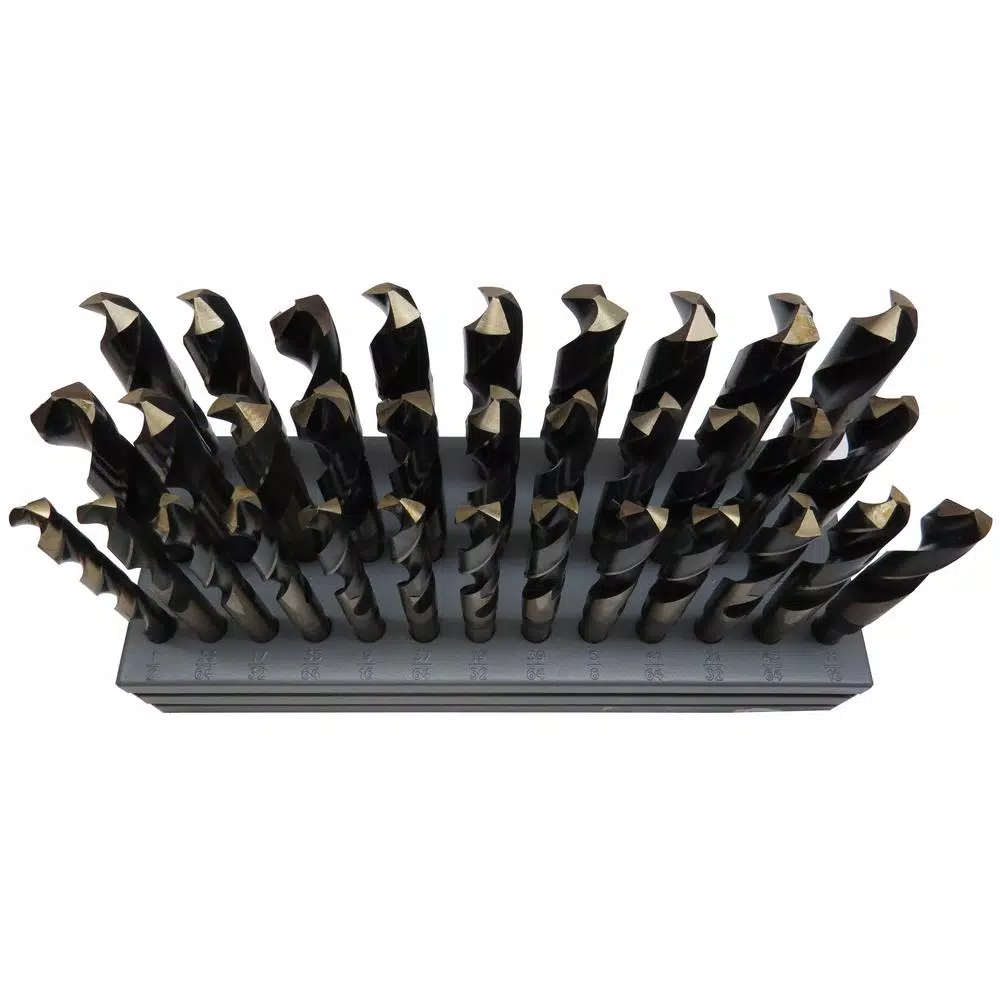 Drill Bits Drill America M42 Cobalt Reduced Shank Drill Bit Set In Metal Case (33-Piece) 3 Drill Bits Drill America M42 Cobalt Reduced Shank Drill Bit Set In Metal Case (33-Piece)