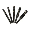 Drill Bits Drill America 9/16 In. – 1 In. M42 Cobalt Reduced Shank Drill Bit Set (5-Piece) -Deals Power Tool Accessories Store drill america twist drill bits poud aco 64 1000